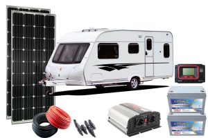 karavan icin gunes enerjisi solar hazir paket sistem